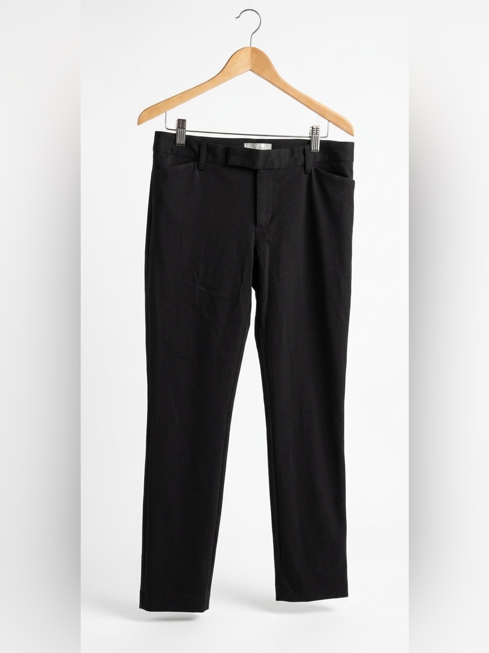 GAP Black Slim Cropped Stretch Pants Size 8 Ankle Dress Trousers